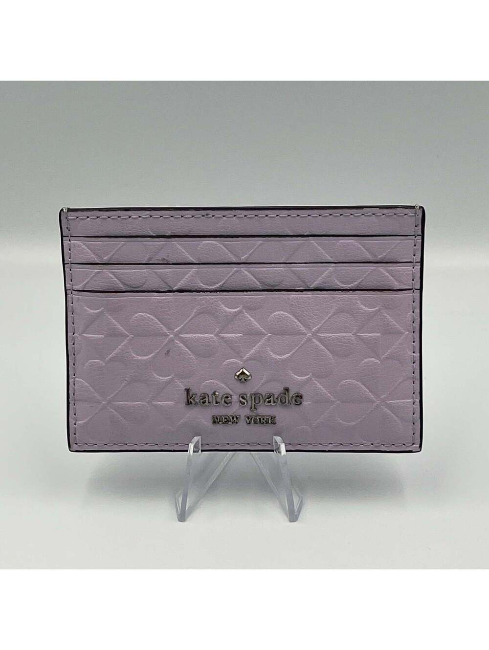Kate Spade New York Hollie Spade Clover Embossed Slim Wallet